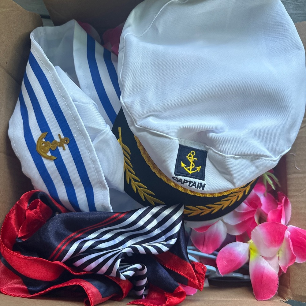 Assorted photo booth accessories and props Set